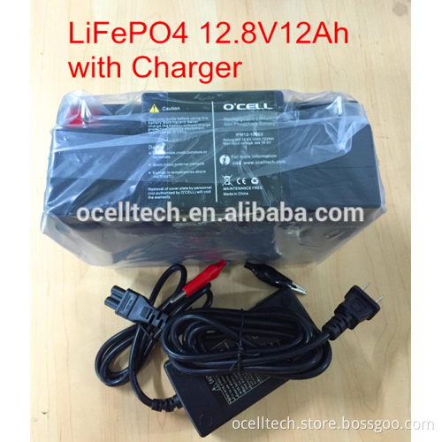 4S8P 18650 composed li ion LiFePO4 12V 12Ah lightweight battery pack UL certificated